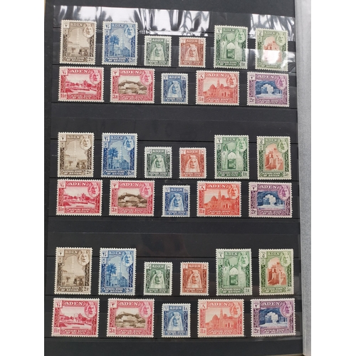 215 - ADEN.  SEIYUN. M stock of 1942-64 sets incl. 1942 to 5r x 10  1951 to 5/- on 5r x 3  1949 SW x 41  U... 