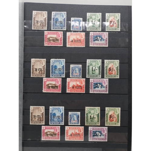 215 - ADEN.  SEIYUN. M stock of 1942-64 sets incl. 1942 to 5r x 10  1951 to 5/- on 5r x 3  1949 SW x 41  U... 