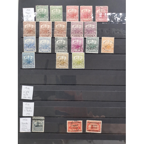 271 - CANADA.  PROVINCES. A used collection on stocksheets  incl. Br. Columbia  New Brunswick 1851-60 3d F... 