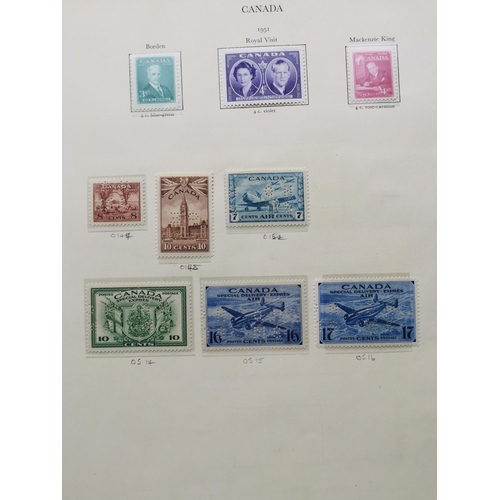 286 - CANADA.  KGVI with 1937-8 set  coils  1942-8 set coils  1946-7 Peace set  1951 $1 Fisherman  Special... 