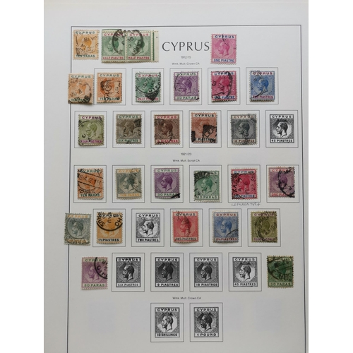 293 - CYPRUS.  QV to 1955 used collection with overprints on GB incl. ½d Pl.12 (possibly unused?)  4d gree... 