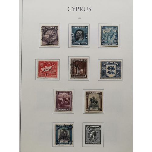 293 - CYPRUS.  QV to 1955 used collection with overprints on GB incl. ½d Pl.12 (possibly unused?)  4d gree... 