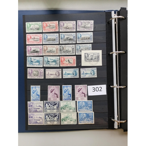 302 - FALKLAND IS.  1935 onwards collection of M or UM incl. 1938. 1952  1960 defin sets  later defin sets... 