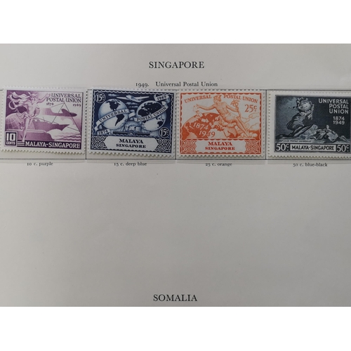 342 - MALAYSIA.  KGVI M sets on leaves with Kelantan 1937-40 to $1  R.S.W  1951-2 (no 30c)  Johore 1949-58... 