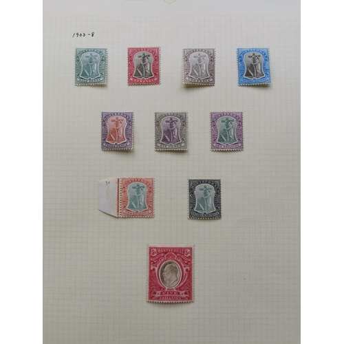 355 - MONTSERRAT.  KEVII-KGV M/o.g. range with 1903 set  1904-8 set  1908-14 set  1914 5/-  1916-22 set  1... 