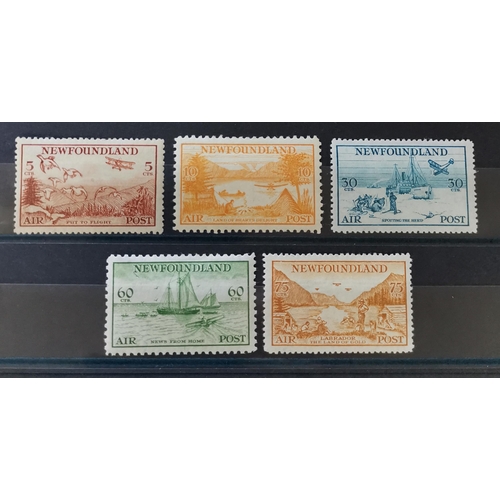 360 - NEWFOUNDLAND.  1933 Airs set to 75c M. SG230-4. Cat. £170. (5)