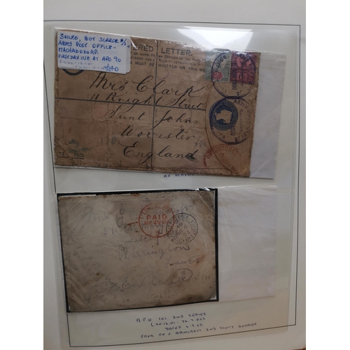 ***VIDEO AVAILABLE*** SOUTH AFRICA. BOER WAR POSTAL HISTORY. A fine ...