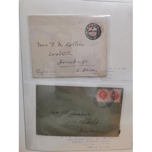 421 - ***VIDEO AVAILABLE*** SOUTH AFRICA.  BOER WAR POSTAL HISTORY. A fine collection of covers + a few on... 