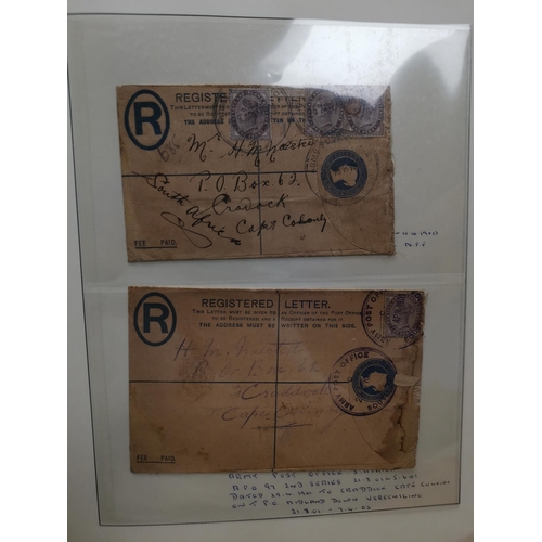 421 - ***VIDEO AVAILABLE*** SOUTH AFRICA.  BOER WAR POSTAL HISTORY. A fine collection of covers + a few on... 