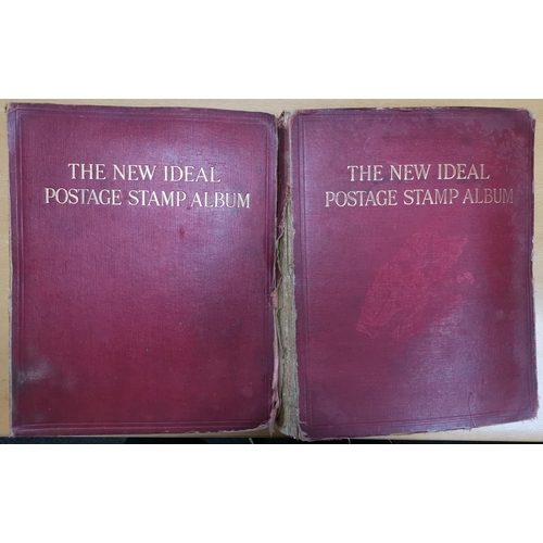 54 - FOREIGN COUNTRIES.  M and U collection of issues to 1930's in 2 New Ideal albums  mixed condition  b... 