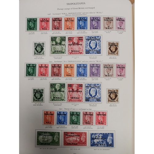 6 - MIXED WORLD.  KGVI M collection in red SG Crown album incl. a good range of defin sets and part sets... 