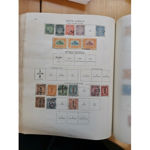 55 - FOREIGN COUNTRIES.  M and U collection A-Z in 2 quite well filled New Ideal albums  some stamps have... 