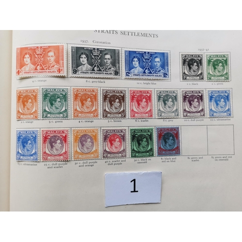 1 - MIXED WORLD.  KGVI M collection in green SG Crown album  incl. many defin. sets to top values. Cat. ... 