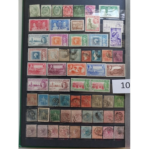 10 - MIXED WORLD.  BC M and U collection in stockbook  neatly presented  QV-KGVI  with strength in Maurit... 