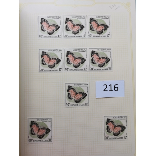 216 - LAOS.  1951-97 duplicated M or FU collection  useful thematic content  noted 1964 Folklore Presentat... 