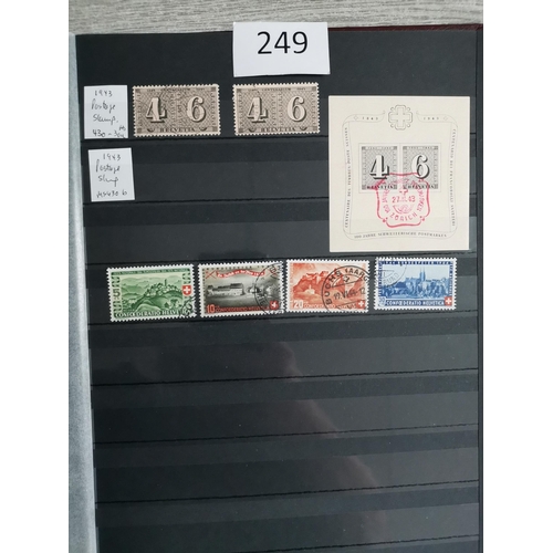 249 - SWITZERLAND.  Mainly used collection on stocksheets  1907-1951  much of interest with better Airs  t... 