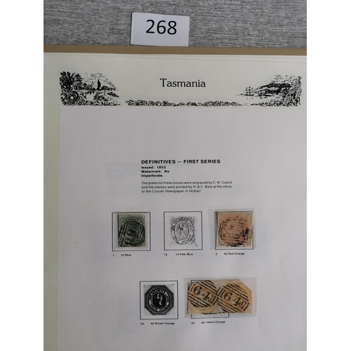 268 - ***VIDEO AVAILABLE*** AUSTRALIA.  AUSTRALIAN STATES. Mint and used collection in boxed 7 Seas printe... 