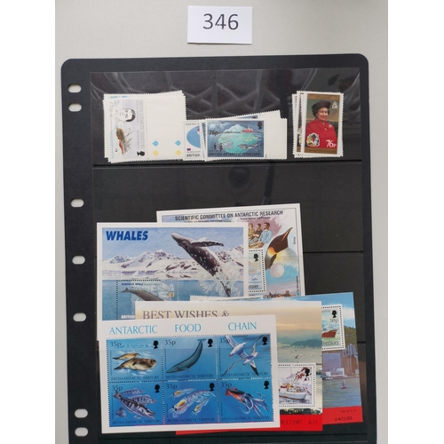 346 - BRITISH ANTARCTIC TERRITORY.  UM collection with comprehensive 1990-1996 plus 1999 survey  and 2000 ... 