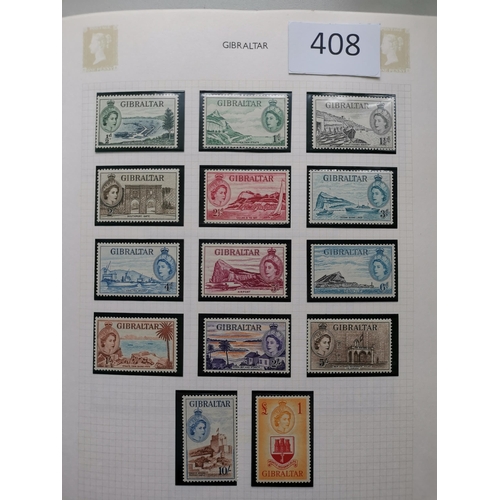 408 - GIBRALTAR.  1953 Coronation to 2002 Christmas M collection  nearly all unmounted  probably comprehen... 