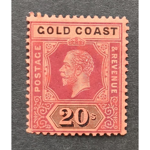 412 - GOLD COAST.  1913-21 20/- M. SG84. Cat. £190. (1)