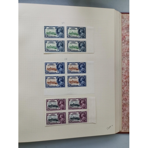 429 - MALAYSIA.  A collection of M blocks of 4 in album  QV to c. early 1940's period (101 blocks)  streng... 