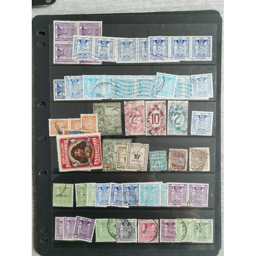 457 - NEW ZEALAND.  M and U ranges on stocksheets  useful oddments incl. KGV M  QE 1953-8 1/- die II M  of... 