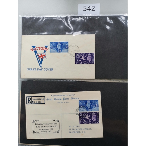 542 - GB MISC.  FIRST DAY COVERS.  Illustrated FDC's  varied condition  mainly KGVI incl. 1940 Centenary  ... 