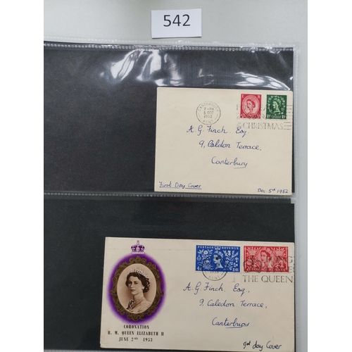 542 - GB MISC.  FIRST DAY COVERS.  Illustrated FDC's  varied condition  mainly KGVI incl. 1940 Centenary  ... 