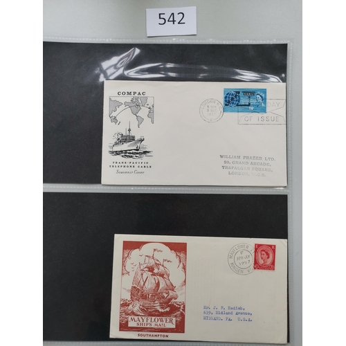 542 - GB MISC.  FIRST DAY COVERS.  Illustrated FDC's  varied condition  mainly KGVI incl. 1940 Centenary  ... 