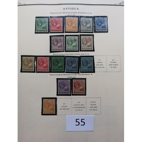 55 - MIXED WORLD.  M collection of BC. A-G countries in stockbook incl. range of 1935 Jubilee and 1948 SW... 