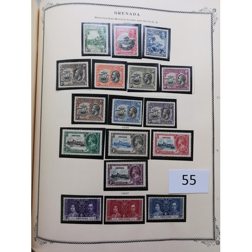 55 - MIXED WORLD.  M collection of BC. A-G countries in stockbook incl. range of 1935 Jubilee and 1948 SW... 