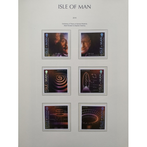 918 - ISLE OF MAN.  2000 to Christmas 2017 UM collection in 2 boxed Lighthouse albums.  Face approx. £1 17... 