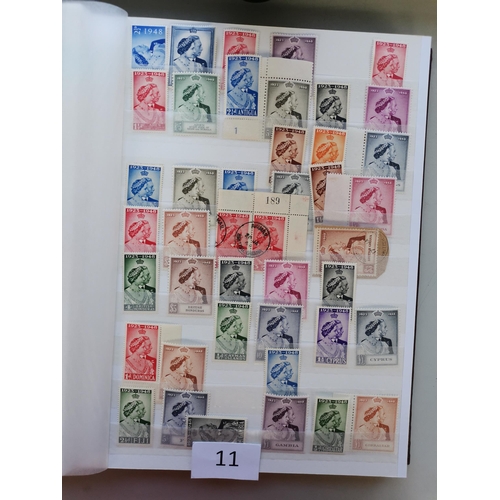 11 - MIXED WORLD.  1935-53 OMNIBUS ISSUES. Collection in stockbook  mainly M  with 1935 Jubilee apparentl... 