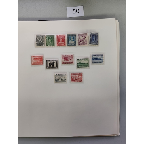 50 - MIXED WORLD.  BC collection of mainly early QE defin sets M ( and 3 FU) incl. S. Georgia  Sierra Leo... 