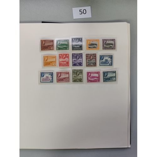 50 - MIXED WORLD.  BC collection of mainly early QE defin sets M ( and 3 FU) incl. S. Georgia  Sierra Leo... 