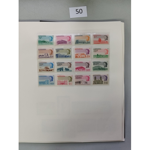 50 - MIXED WORLD.  BC collection of mainly early QE defin sets M ( and 3 FU) incl. S. Georgia  Sierra Leo... 