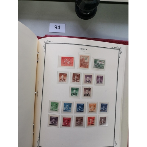 94 - ***VIDEO AVAILABLE*** CHINA.  1879-1949 M collection in boxed Lighthouse album  many better incl. 18... 