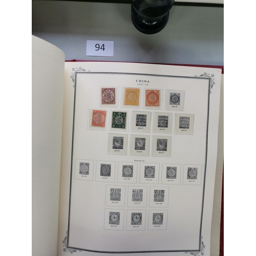 94 - ***VIDEO AVAILABLE*** CHINA.  1879-1949 M collection in boxed Lighthouse album  many better incl. 18... 