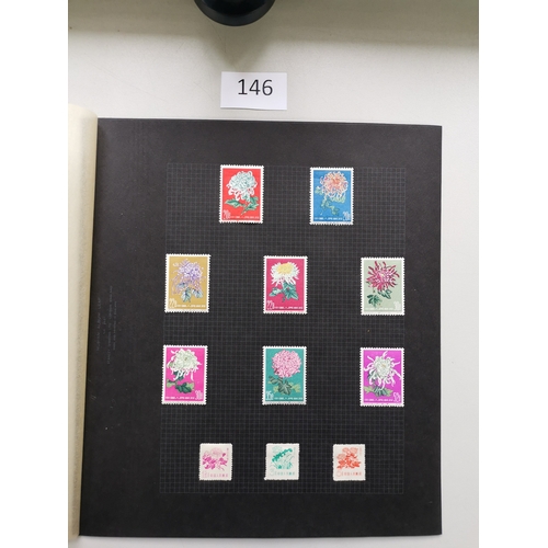 146 - CHINA.  1960-1 Chrysanthemums and 1964 Peonies sets  o.g. Also 1958 Flowers set of 3. Cat. £886. (36... 