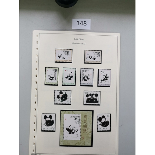 148 - CHINA.  Collection of People's Republic issues incl. 1963 Landscapes and 1964 Peonies sets FU  1968 ... 