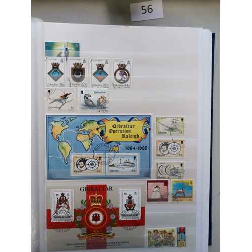 56 - MIXED WORLD.  BRITISH EUROPE. Fine used collections of Gibraltar 1967-2001 and Cyprus 1962 to mid 19... 