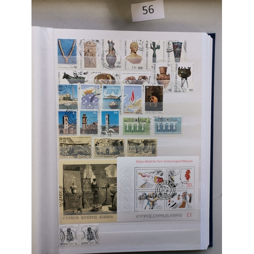 56 - MIXED WORLD.  BRITISH EUROPE. Fine used collections of Gibraltar 1967-2001 and Cyprus 1962 to mid 19... 