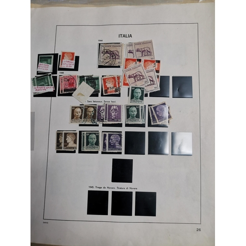 178 - ITALY.  Extensive 1940's to 1960's issues with duplication  on leaves and loose  noted 1947 30l brig... 