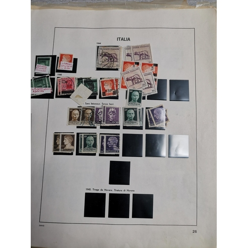 178 - ITALY.  Extensive 1940's to 1960's issues with duplication  on leaves and loose  noted 1947 30l brig... 