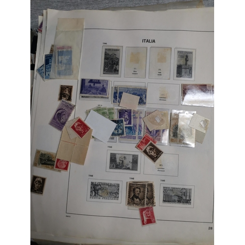 178 - ITALY.  Extensive 1940's to 1960's issues with duplication  on leaves and loose  noted 1947 30l brig... 