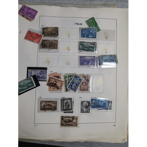 178 - ITALY.  Extensive 1940's to 1960's issues with duplication  on leaves and loose  noted 1947 30l brig... 