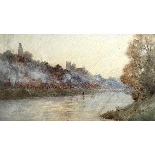 1411 - Late 19th/Early 20th Century British School 'Bridgnorth' Watercolour Signed with initials CAG (?), i... 