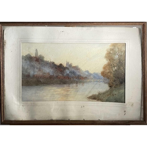 1411 - Late 19th/Early 20th Century British School 'Bridgnorth' Watercolour Signed with initials CAG (?), i... 