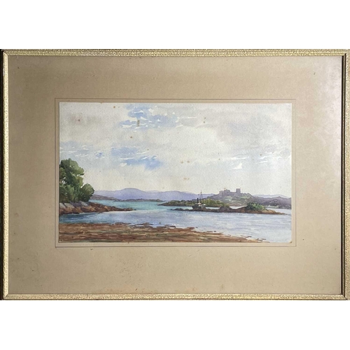 1448 - Early 20th Century British School Lake Landscape Watercolour 23 x 38cm