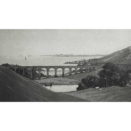 1457 - J.S.C.SIMPSON (20th Century British School) 'Holyrood', 'The Border Bridges', 'On Matfield Green', '... 